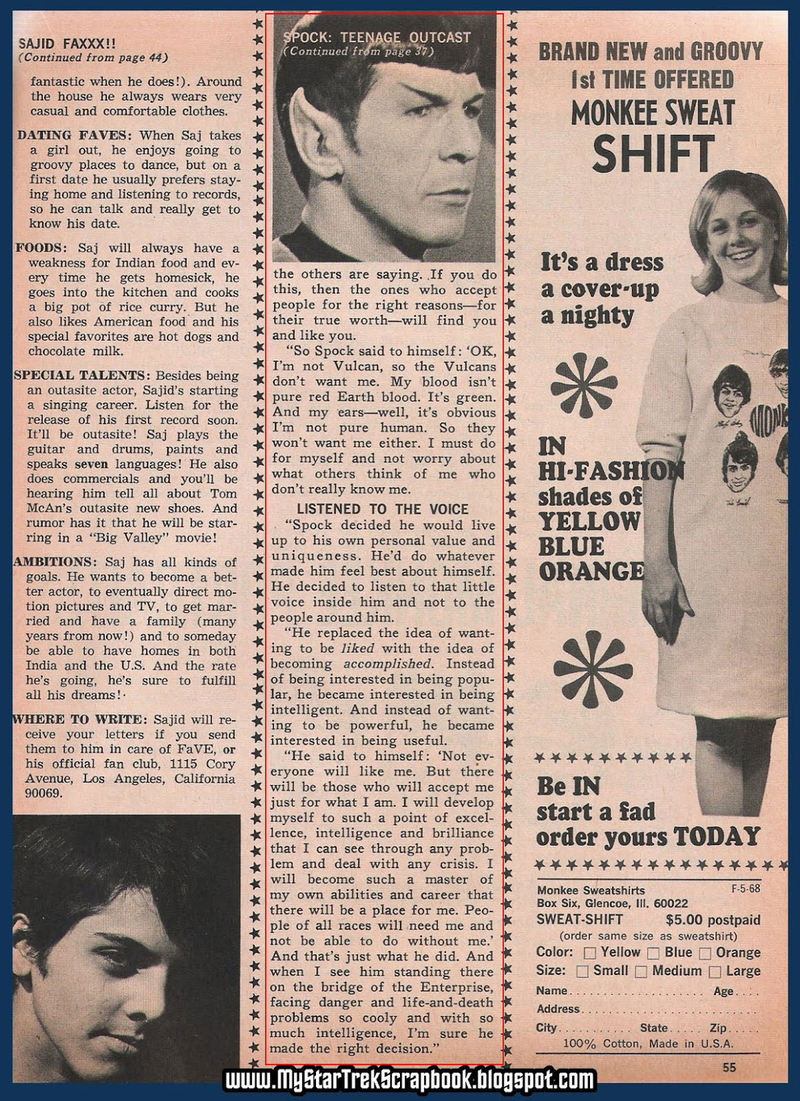 Illustration for article titled Your Morning Cry: Leonard Nimoy's Touching 1968 Advice Column Answers Teen Biracial Girl